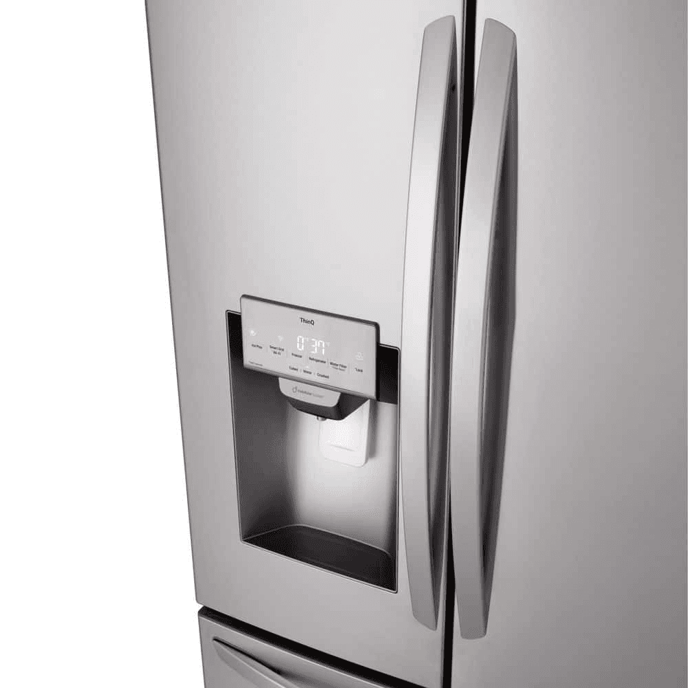 LG 36 in. 28 cu. ft. 3-Door French Door Refrigerator LHFS28XBS image 2