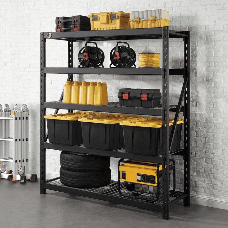 Gorilla Rack 5-Tier Industrial Storage Rack, 72 x 24 x 84 Inches
