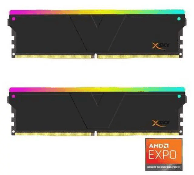 V-COLOR Manta XSky 32GB DDR5-6400 RGB Memory Kit