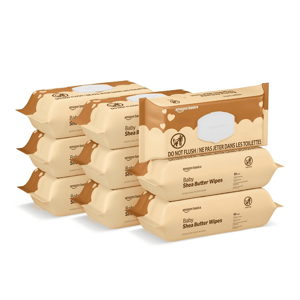 Amazon Basics Shea Butter Baby Wipes - 810 Count