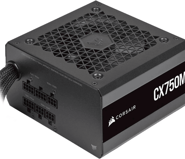 CORSAIR CX-M CX750M 750W Semi-Modular 80 Plus Bronze Power Supply image 4