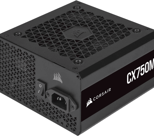 CORSAIR CX-M CX750M 750W Semi-Modular 80 Plus Bronze Power Supply image 1