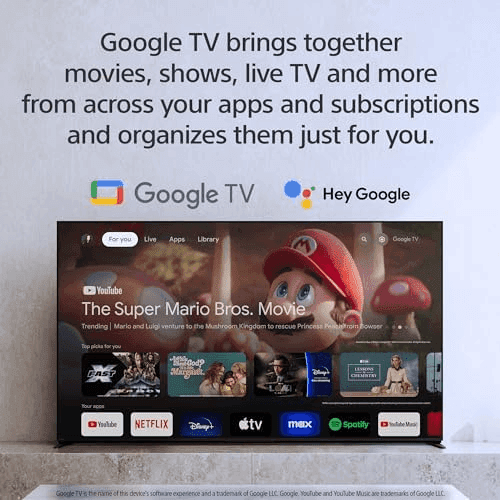Sony 50-Inch Class 4K Ultra HD BRAVIA 3 LED Smart TV with Google TV, Dolby Vision HDR, and Exclusive Features for PlayStation®5 (K-50S30) image 5