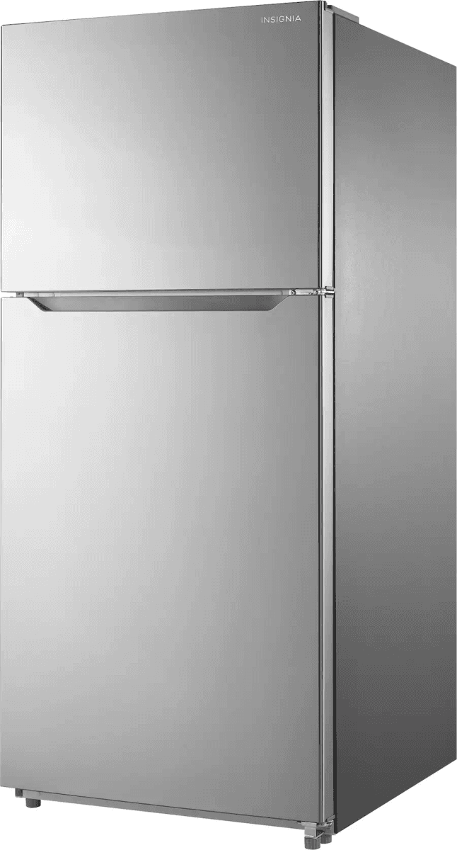 Insignia 20.5 cu. ft. Top-Freezer Refrigerator – Stainless Steel image 3