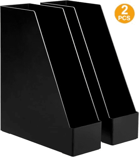 Amazon Basics Plastic Magazine File Holders 2-Pack image 4