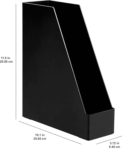 Amazon Basics Plastic Magazine File Holders 2-Pack image 3