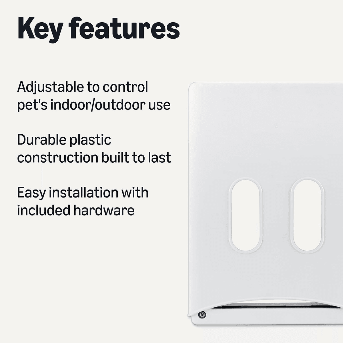 Amazon Basics Adjustable Medium Dog and Cat Door image 2