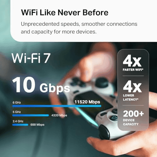 TP-Link Deco 7 Pro BE63 Wi-Fi 7 Mesh System 3-Pack image 3