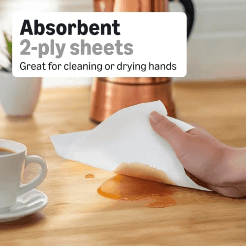 Amazon Basics 2-Ply Adapt-a-Size Paper Towels, 30 Rolls image 3