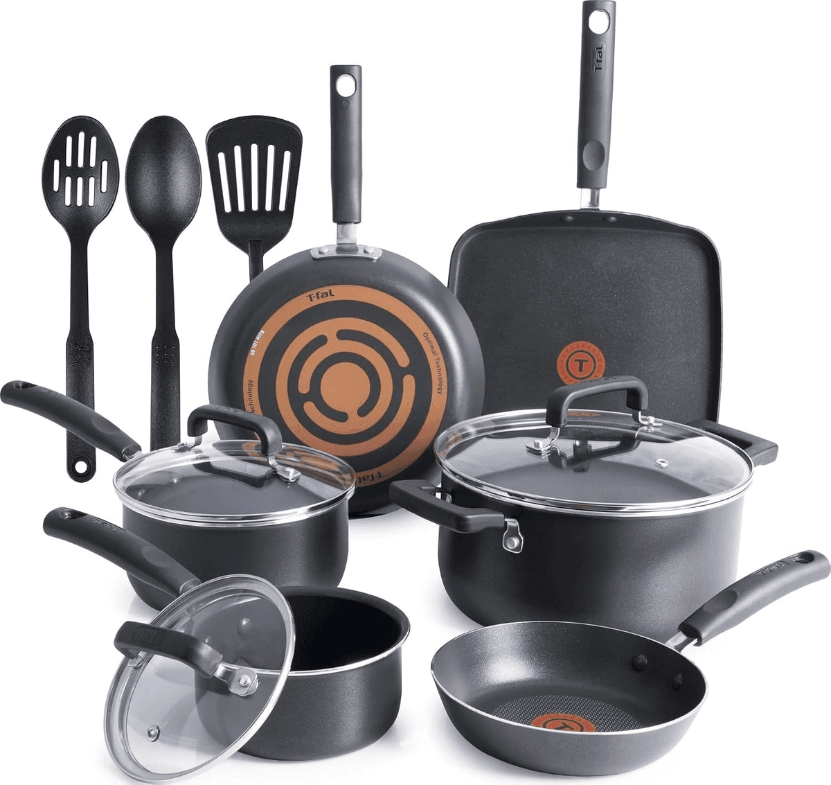 T-fal Signature 12-Piece Nonstick Cookware Set