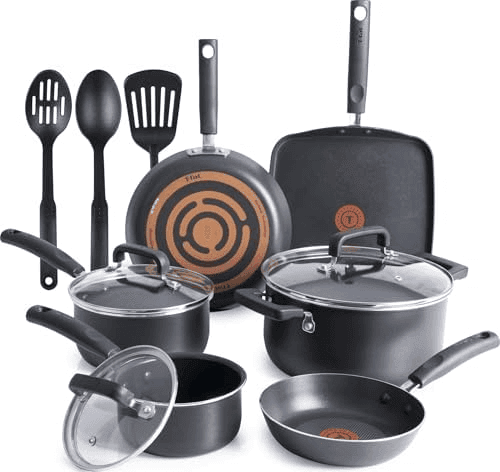 T-fal Signature 12-Piece Nonstick Cookware Set image 2