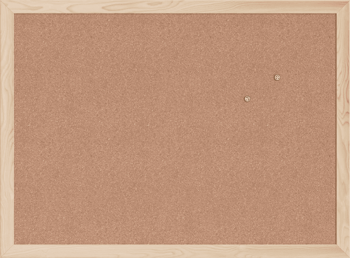 U Brands 18 x 24-Inch Cork Bulletin Board