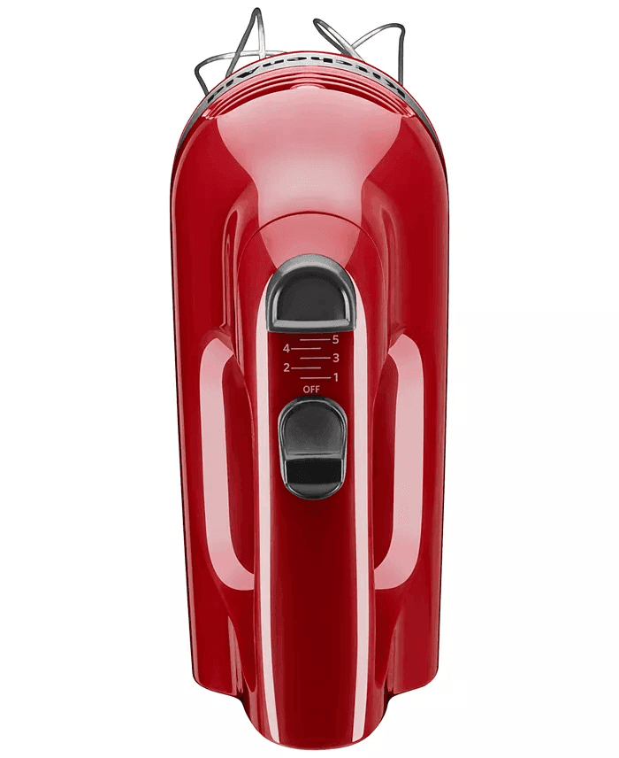 KitchenAid KHM512 5-Speed Hand Mixer, Empire Red image 3