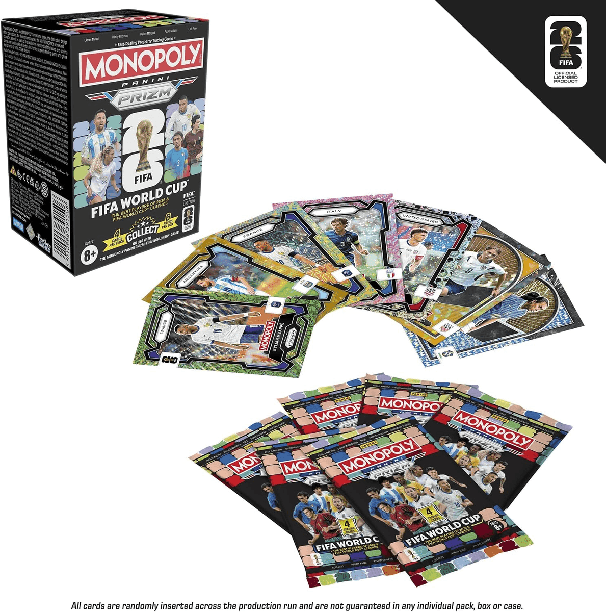 Monopoly Panini Prizm FIFA World Cup Trading Cards Booster Box image 3