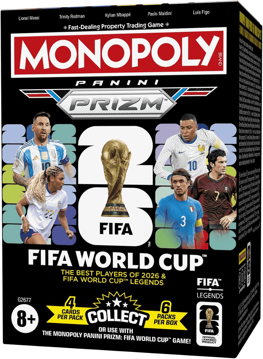 Monopoly Panini Prizm FIFA World Cup Trading Cards Booster Box