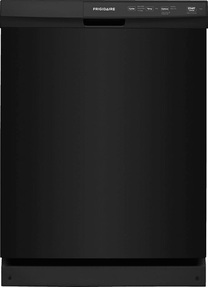 Frigidaire 24-Inch Front-Control Dishwasher in Black