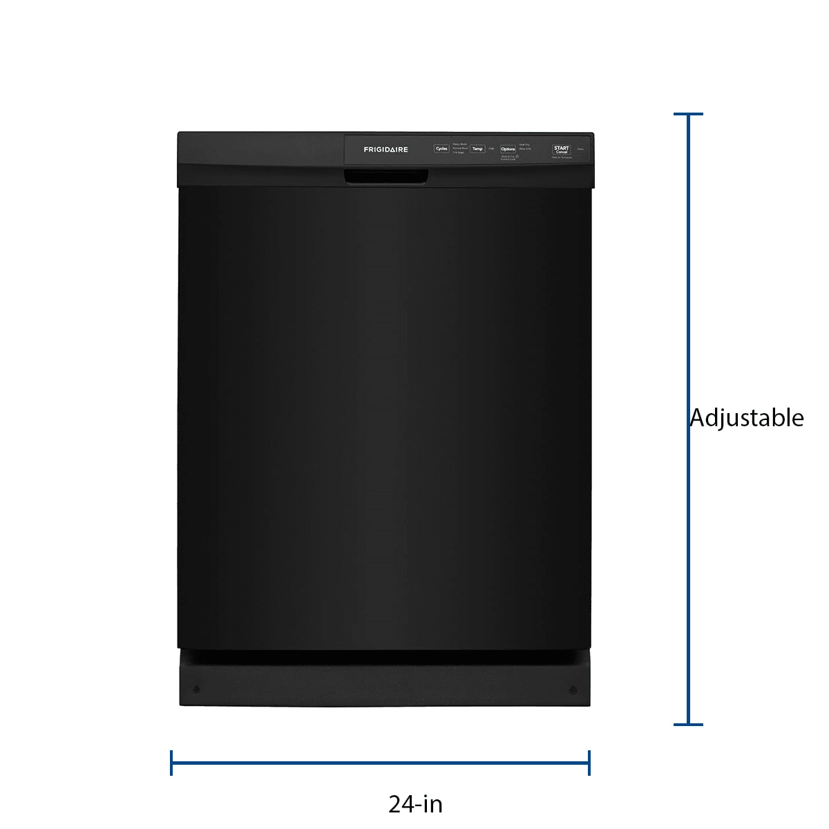 Frigidaire 24-Inch Front-Control Dishwasher in Black image 2