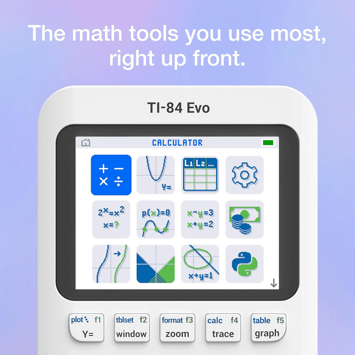 Texas Instruments TI-84 Evo Graphing Calculator in White image 4