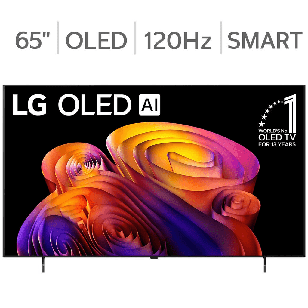 LG 65-inch OLED B6E 4K Smart TV with 5-Year Coverage for $999.99