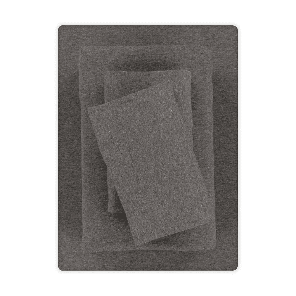 Mainstays King Jersey Sheet Set, Charcoal for $29.96