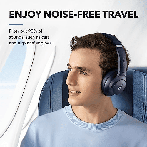 Soundcore Q20i Hybrid ANC Headphones, Blue for $44.99 image 2
