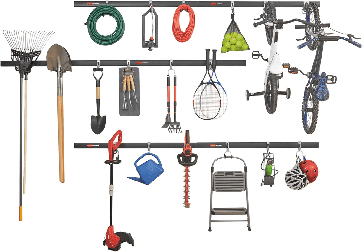 Rubbermaid 24-Piece FastTrack Garage Storage Kit for $159