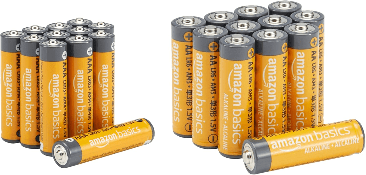 Amazon Basics 24-Count AA & AAA Alkaline Battery Value Pack