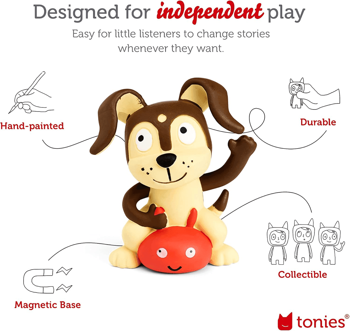 Toniebox 1 Audio Player Starter Set with Playtime Puppy - Pink image 5