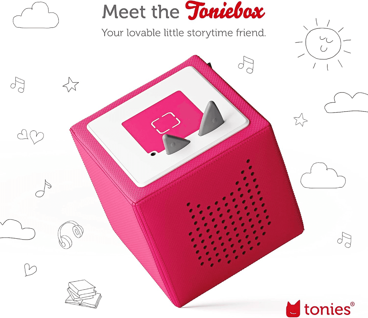 Toniebox 1 Audio Player Starter Set with Playtime Puppy - Pink image 2