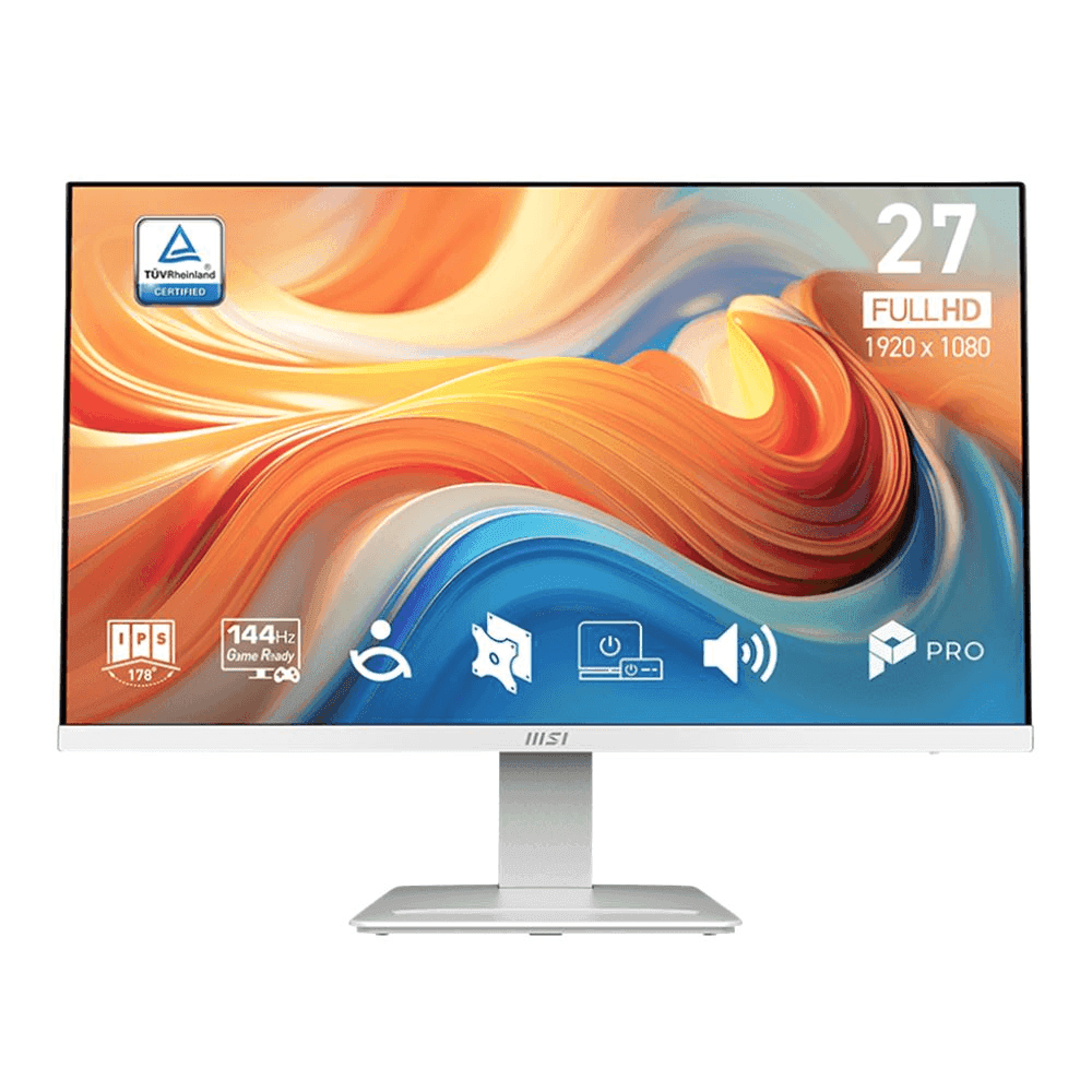 MSI PRO MP273W E14A 27-inch FHD 144Hz IPS Monitor - White