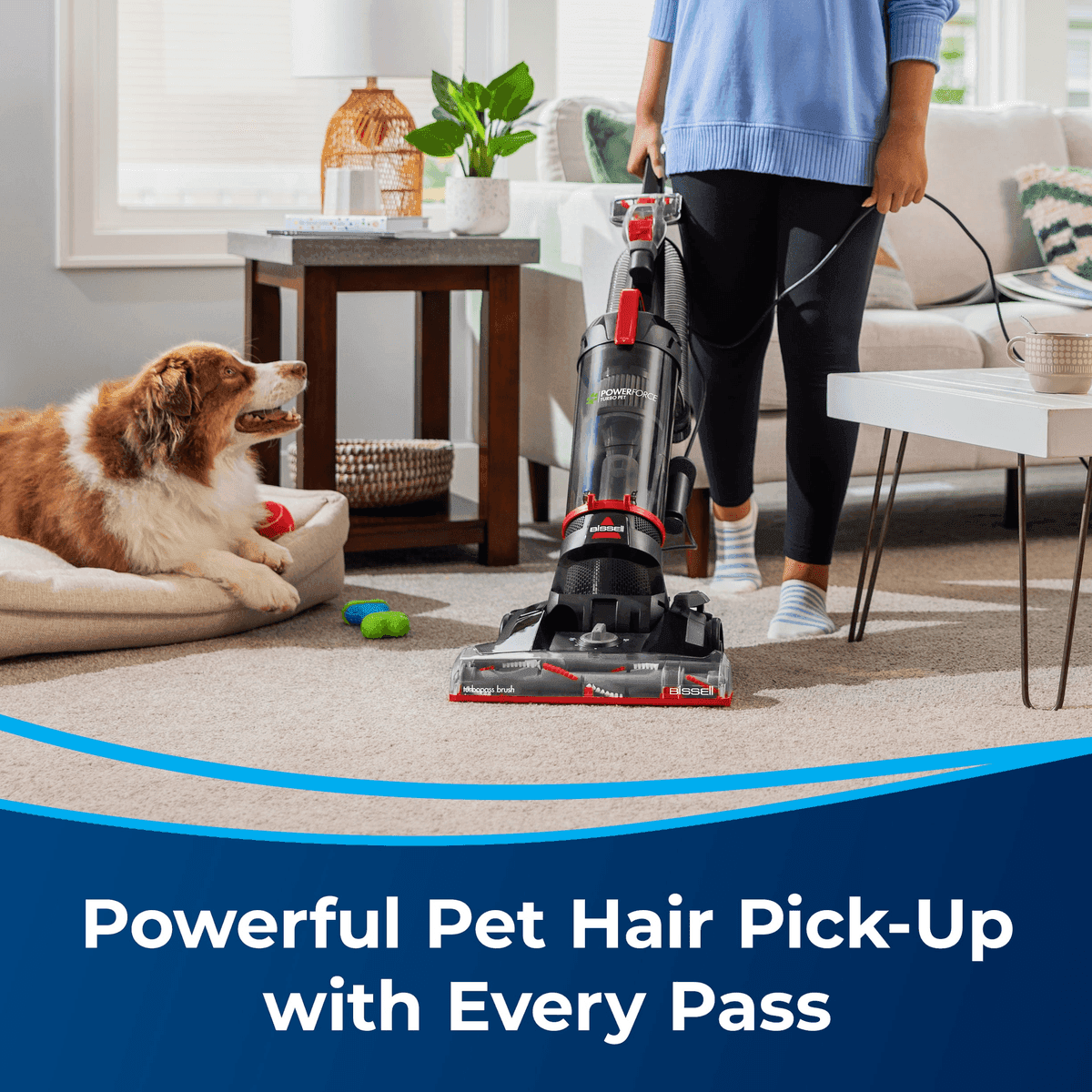 BISSELL PowerForce Helix Turbo Pet Upright Vacuum 3332 image 2
