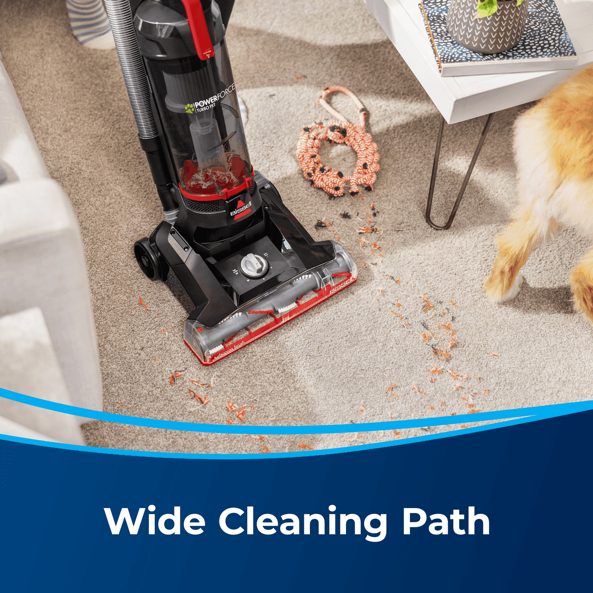 BISSELL PowerForce Helix Turbo Pet Upright Vacuum 3332 image 4