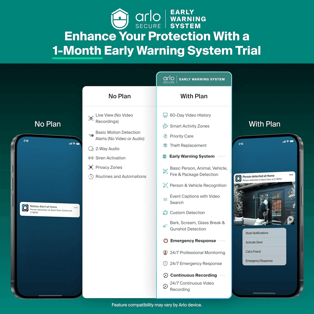 Arlo Essential Battery 2K Outdoor Security Cameras 3-Pack image 2
