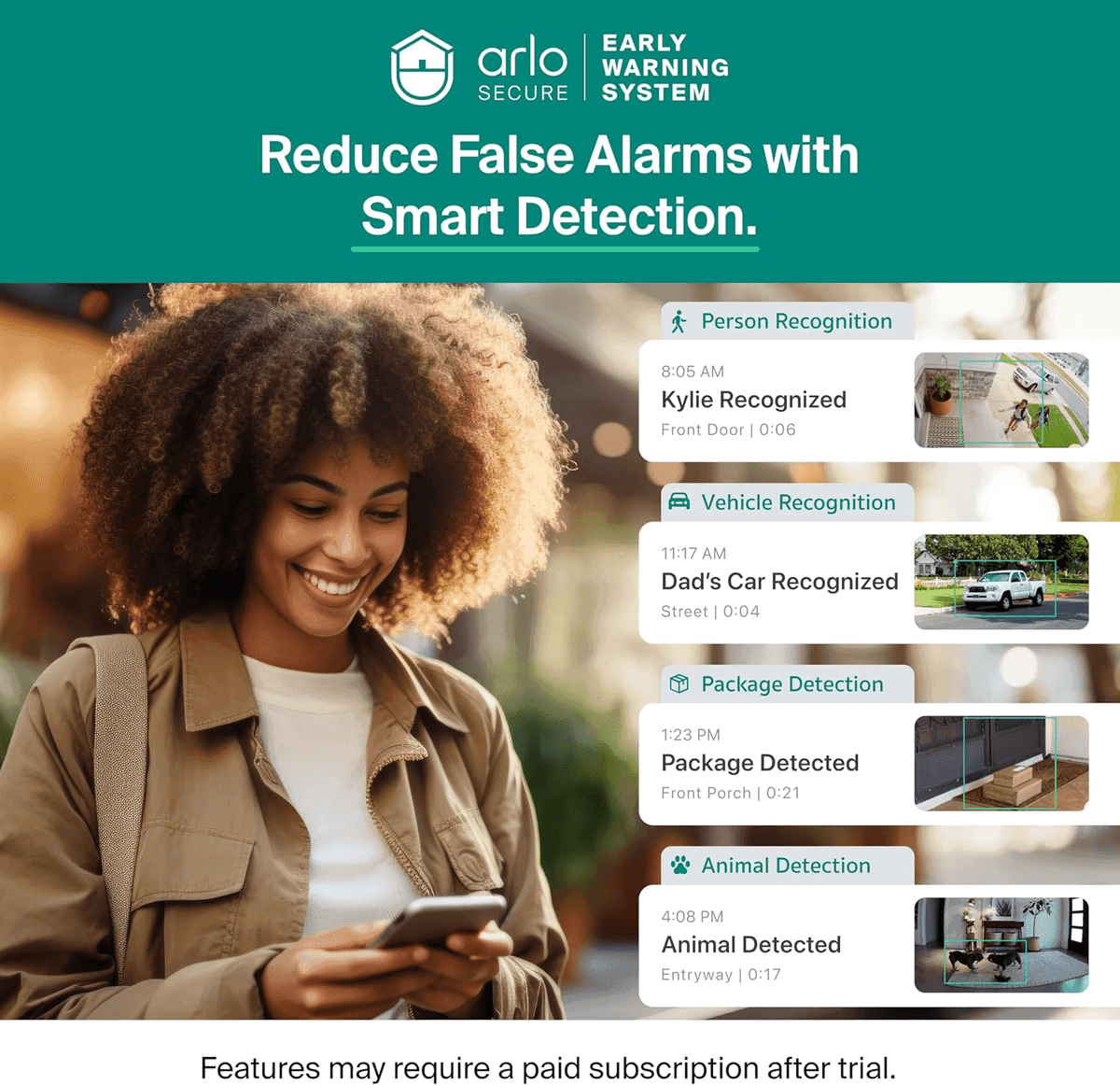 Arlo Essential Battery 2K Outdoor Security Cameras 3-Pack image 3