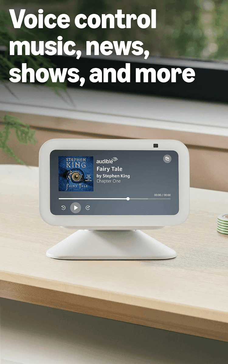 Amazon Echo Show 5 Smart Display in Glacier White for $69.99 image 4