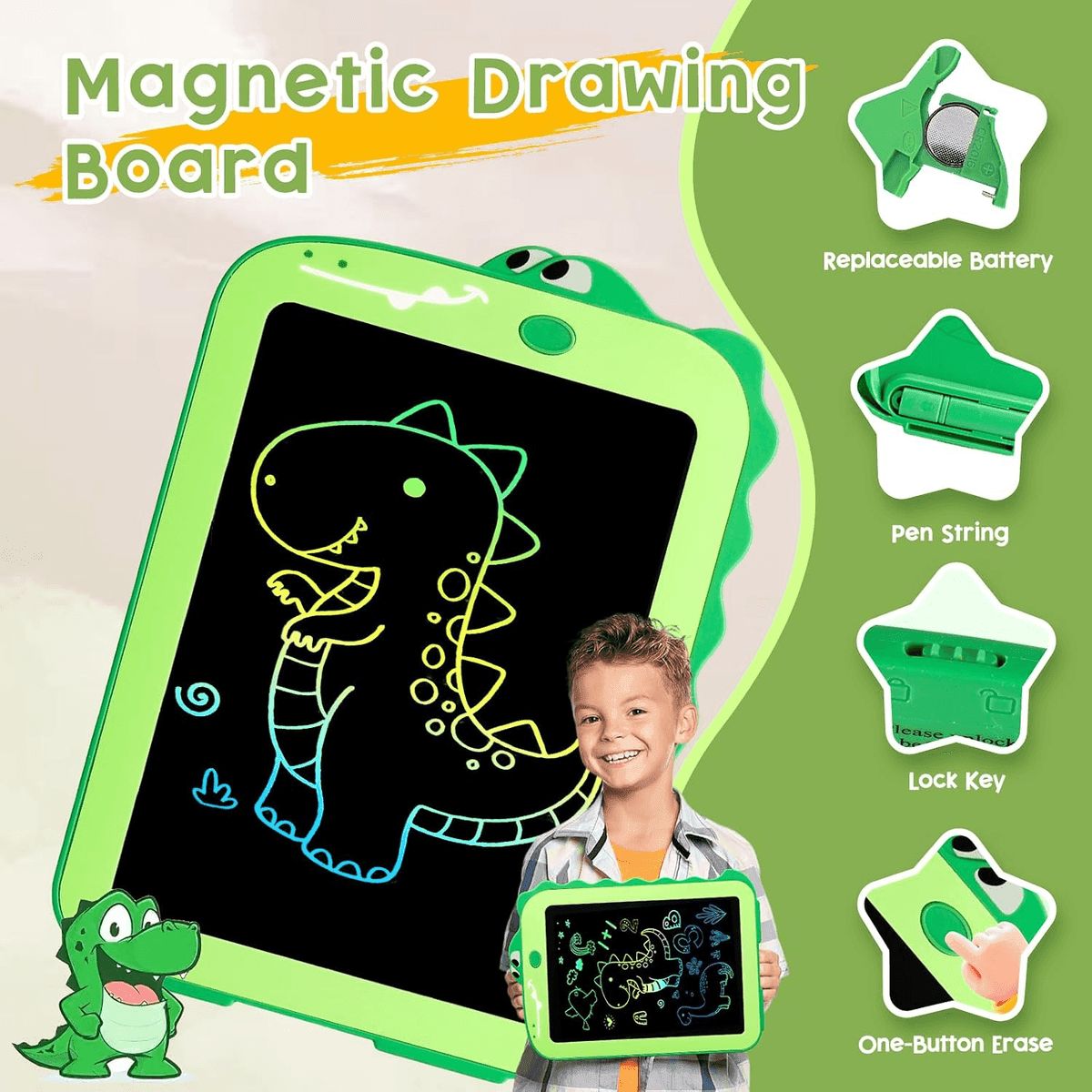 Teriph 8.5-Inch Kids LCD Drawing Tablet for $6.97 image 4