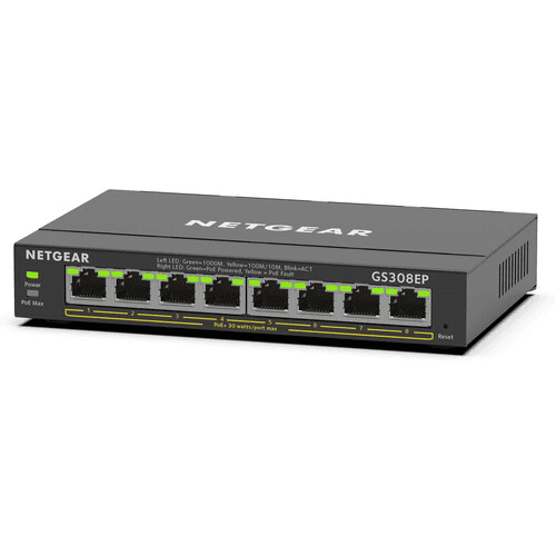 NETGEAR GS308EP 8-Port Gigabit PoE+ Managed Switch image 3
