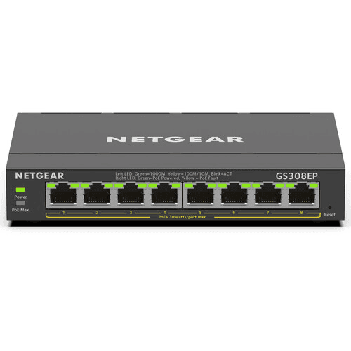 NETGEAR GS308EP 8-Port Gigabit PoE+ Managed Switch image 2