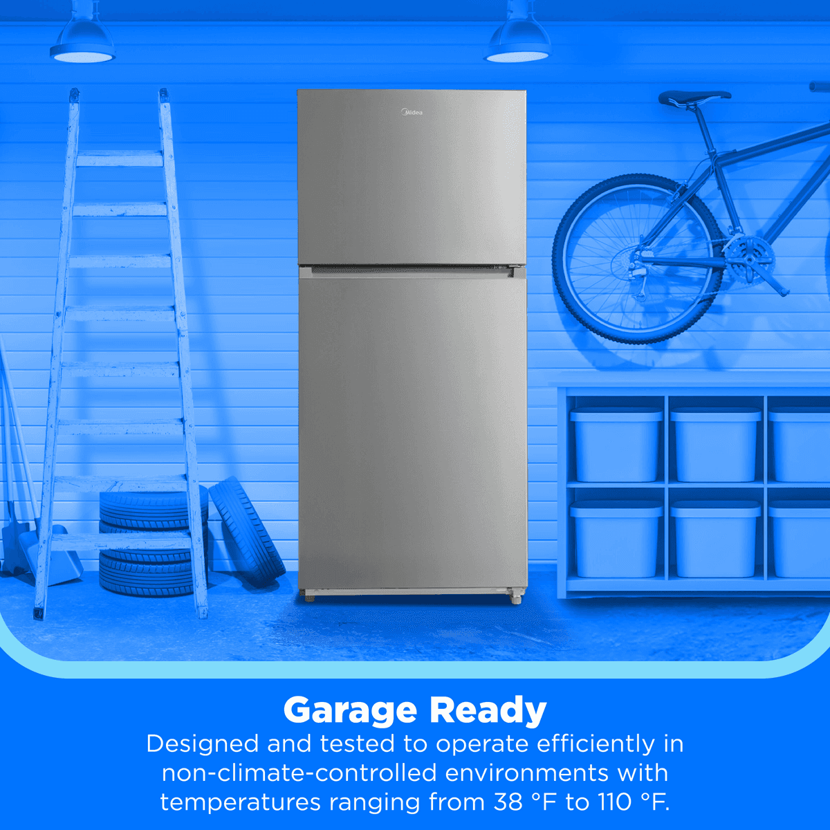 Midea 18.1 Cu. Ft. Garage-Ready Refrigerator for $599 image 4