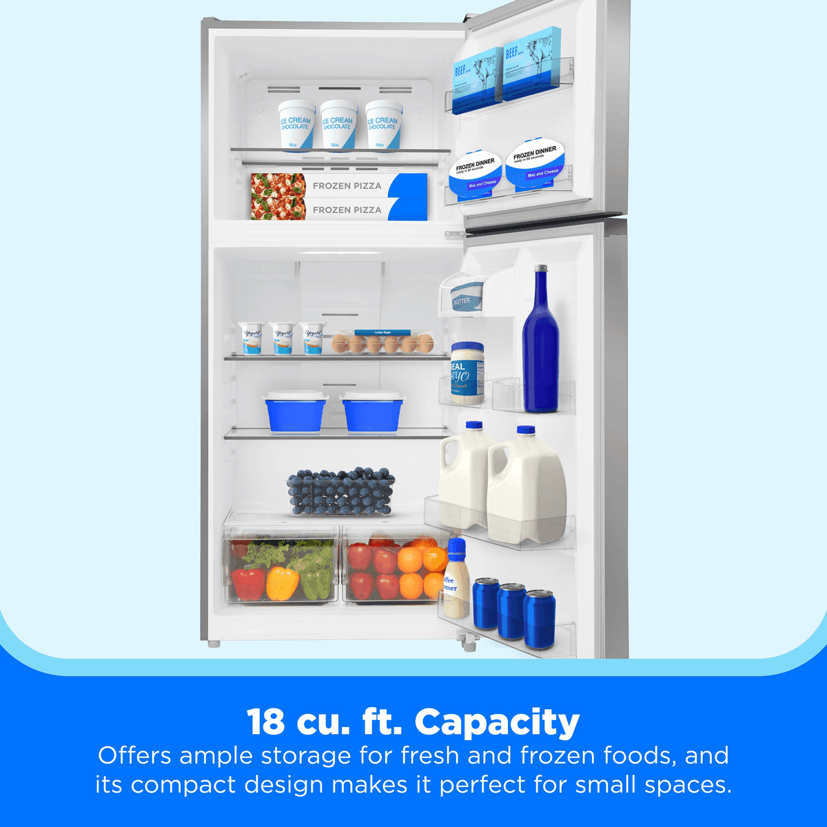 Midea 18.1 Cu. Ft. Garage-Ready Refrigerator for $599 image 3