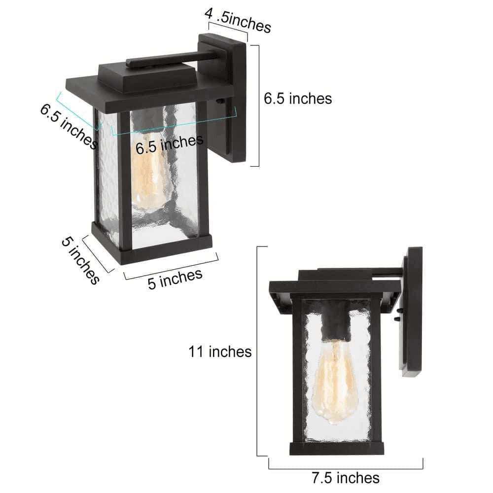LNC 1-Light Outdoor Wall Lantern for $47.97 image 5