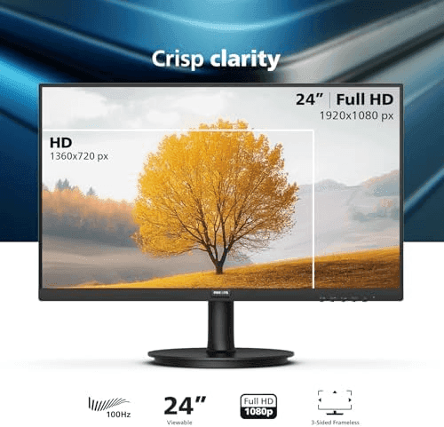 Philips 24-Inch FHD 100Hz Monitor for $74.99 image 2
