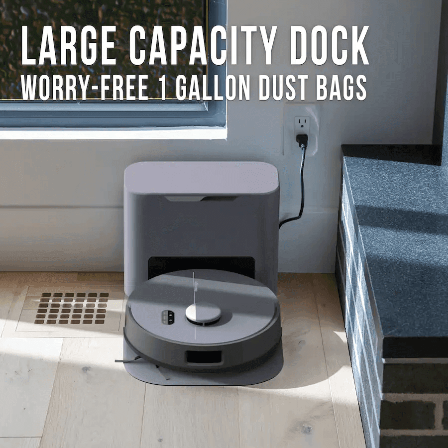 bObsweep Dustin Robot Vacuum & Mop with Auto-Empty Dock - Twilight image 2