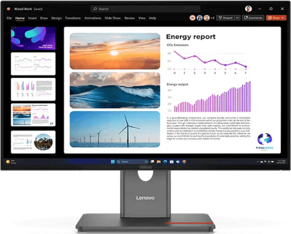 Lenovo ThinkVision P24Q-40 23.8-Inch QHD 120Hz Monitor