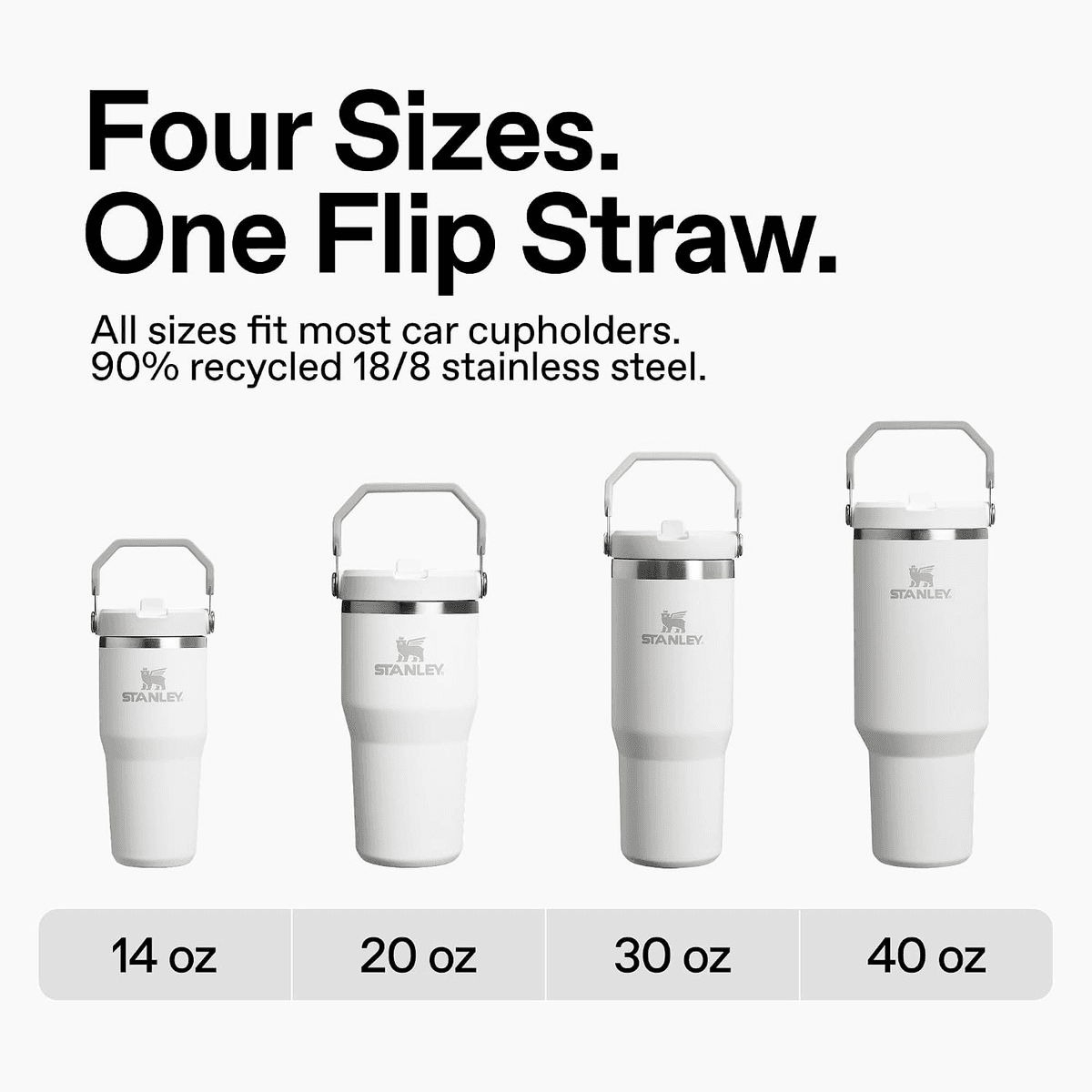 Stanley IceFlow 2.0 Flip Straw Tumbler 14 oz - Black image 5