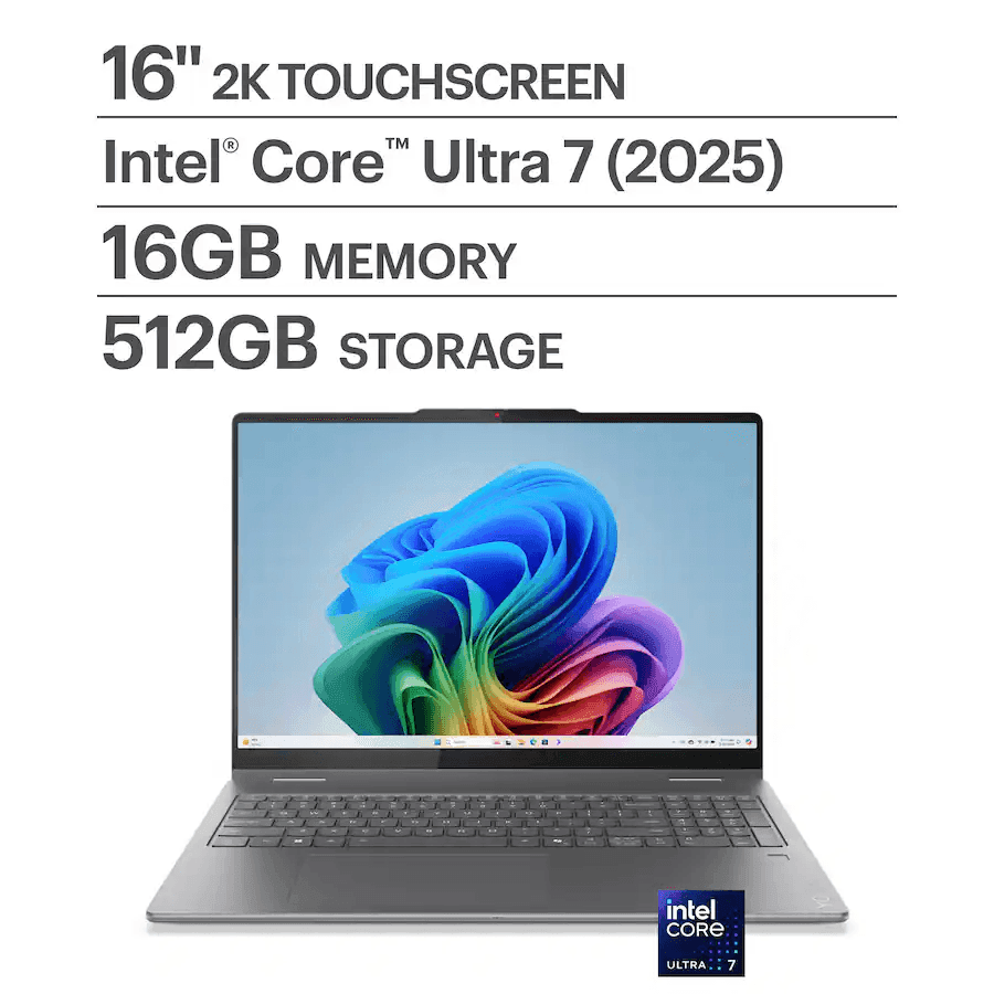 Lenovo Yoga 7i 16-inch 2-in-1 Laptop (Core Ultra 7, 16GB, 512GB) image 2