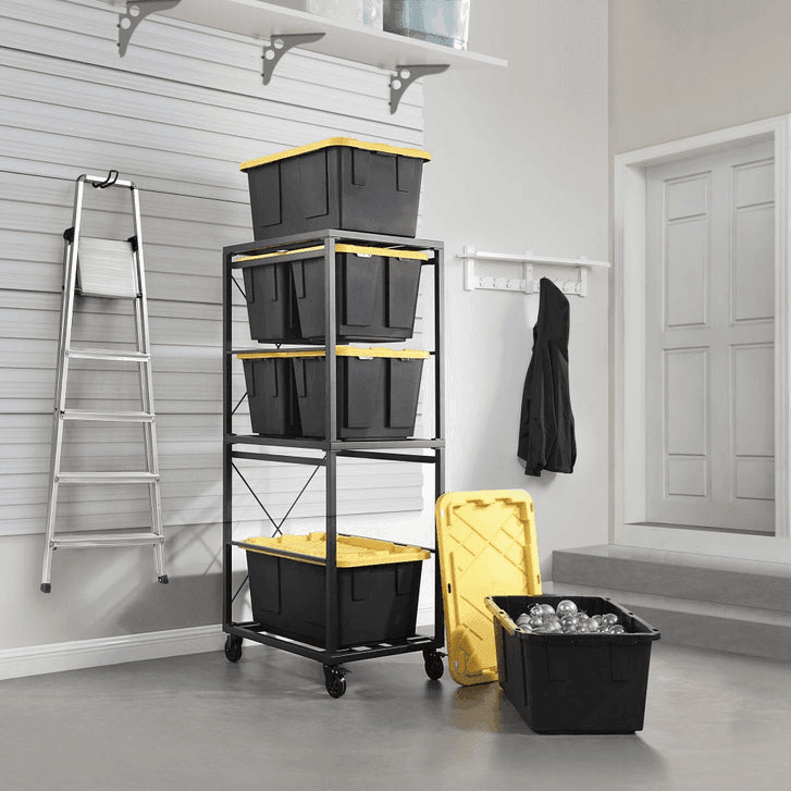 Gorilla Rack 5-Tier Rolling Bin Organizer image 5