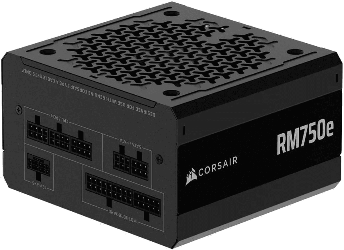 Corsair RM750e 2025 750W Fully Modular ATX Power Supply image 2