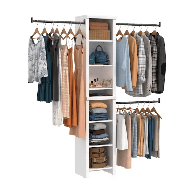 ClosetMaid WestView 16-in Tower Closet System - White