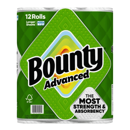 Bounty Advanced Paper Towels, 2-Ply, 12-Count image 2